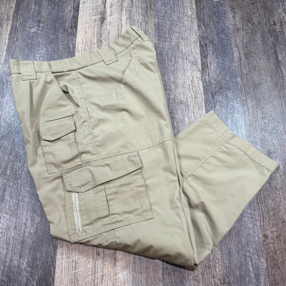 Blackhawk Warrior Wear Mens 38x30 Khaki Tan Ripstop Tactical Cargo Pants Utility